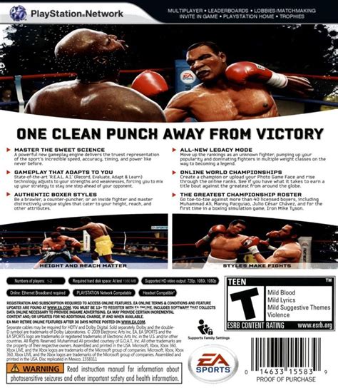 Fight Night Round 4 Cover Or Packaging Material Mobygames
