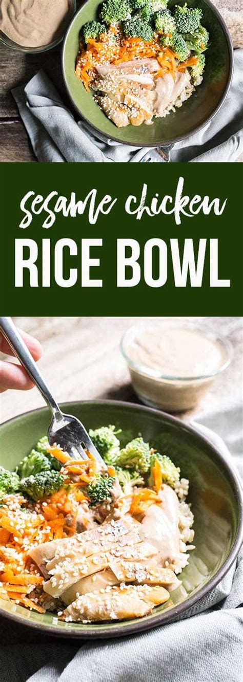 Hearty rice bowls are healthy, quick and can be loaded with a range of different toppings. Sesame Chicken Rice Bowl Recipe - Smart Nutrition with ...