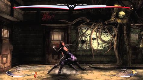 Injustice Gods Among Us Catwoman Gameplay Arkham City Part 1 Youtube