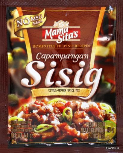 Pinoplus Online The Filipino Storemama Sitas Citrus Pepper Sisig Mix 40g