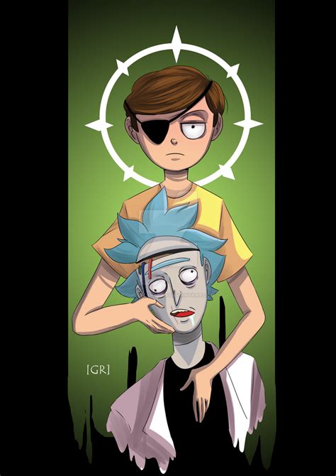 Evil Morty And Rick By Ghostlyrabbit On Deviantart