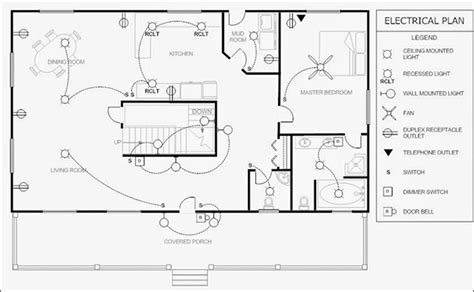 Electrical Drawing Blueprints Electrical Plan Electrical Layout Floor Plan Drawing