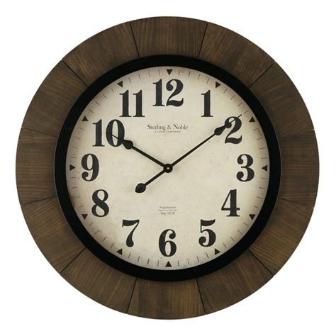 Better Homes And Gardens 30 Rustic Wood Wall Clock