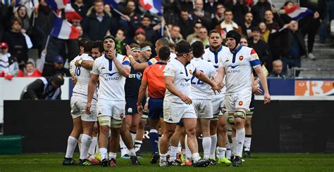 Chacune des équipes rencontre ses adversaires une seule fois. XV de France masculin : Tournoi des 6 Nations 2020 et 2021