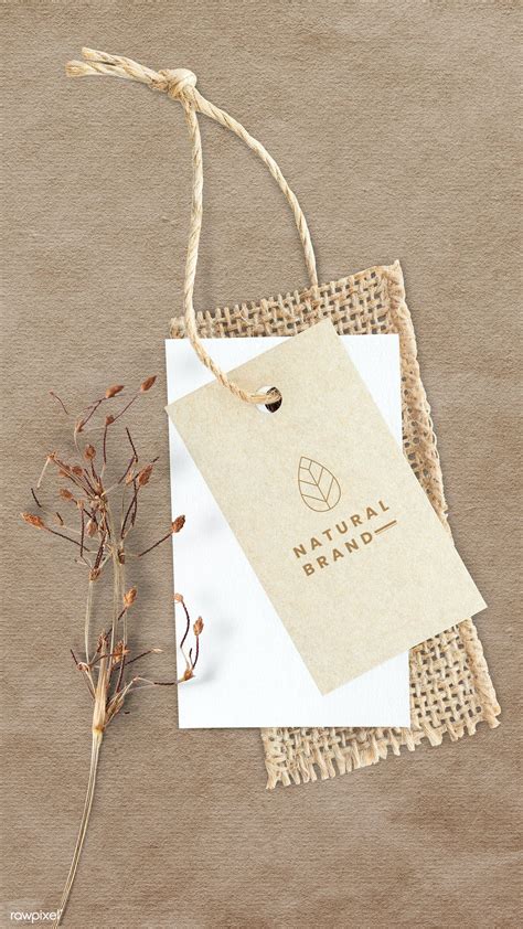Download Download premium psd of Brown natural brand label mockup 1202091 in 2020 | Packaging ideas ...