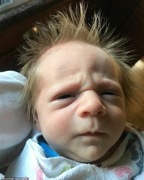 Hilarious Snaps Reveal Babies With Wrinkled Foreheads That Make Them