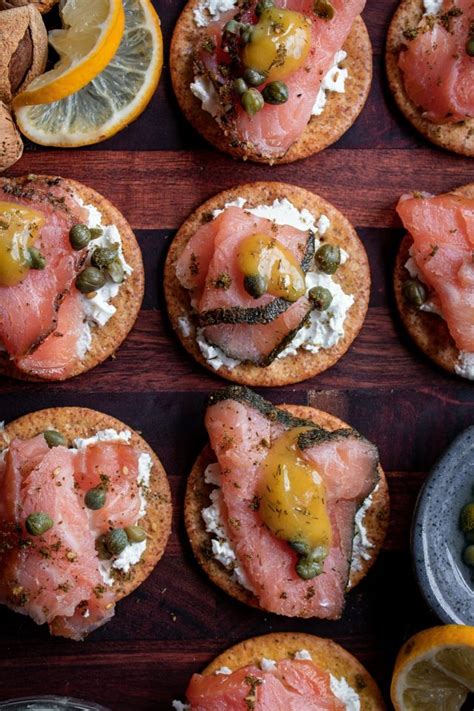 Smoked Salmon Goat Cheese Appetizers Sandras Easy Cooking Recipe