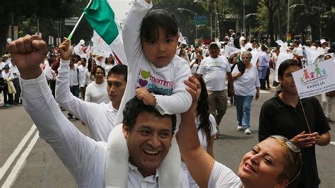 Tens Of Thousands March Against Same Sex Marriage In Mexico
