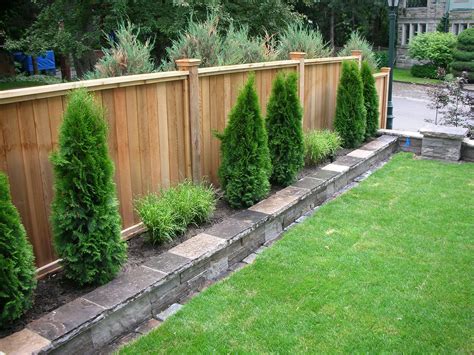 backyard fencing privacy fence fence sod irrigation system stone work plants home sweet home