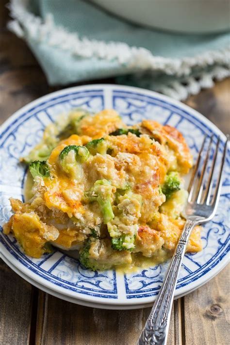This family favorite is an easy to make casserole much like the one at cracker barrel. Broccoli Cheddar Chicken (Cracker Barrel Copycat) - Spicy ...