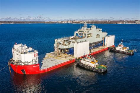 Halifax Shipyard Launches Canadas Second Arctic And Offshore Patrol