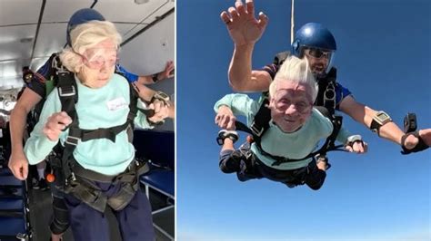 104 Year Old Woman Dies After Skydiving To Break World Record