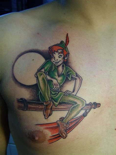 Peter Pan Tattoo By Buchs Tattooist Peter Pan Tattoo Disney Tattoos
