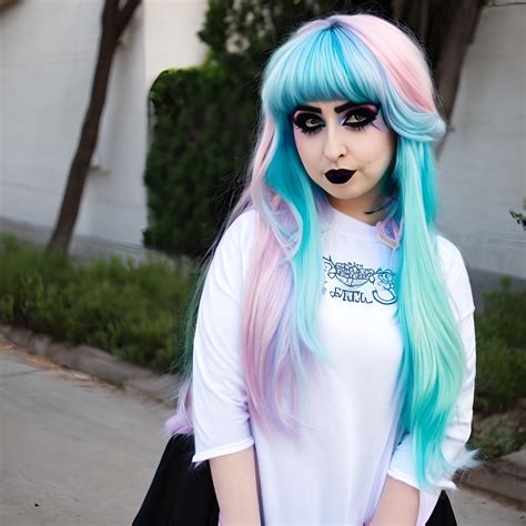 pastel goth girl