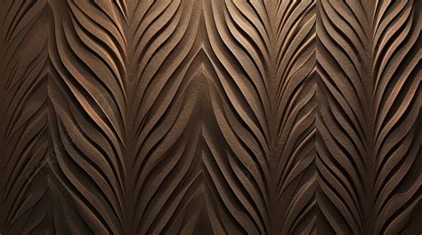 Digital Depiction Of Bronze Textured Wallpaper With Metallic Finish