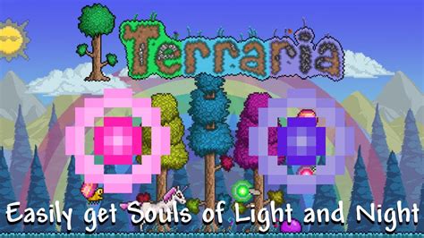 How To Easily Get Souls Of Light And Souls Of Night In Terraria Youtube