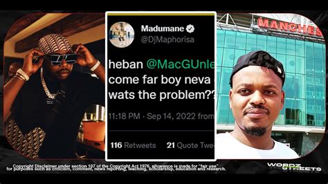 Dj Maphorisa Responds To Mac G Saying Hee Is A Gate Keeper Youtube
