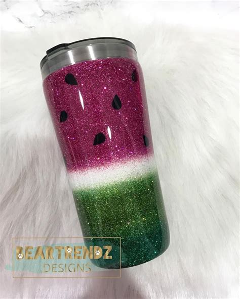 Hanging On To Summer Here In San Diego With This Watermelon Tumbler
