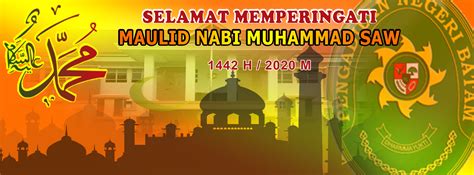 Peringatan Maulid Nabi Muhammad Saw 1442 H Tahun 2020