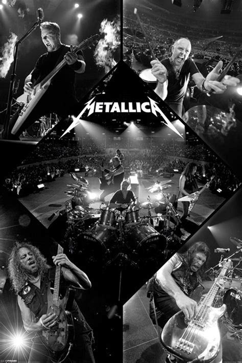 Metallica Poster Live Metallica Live Metallica Rock Band Posters