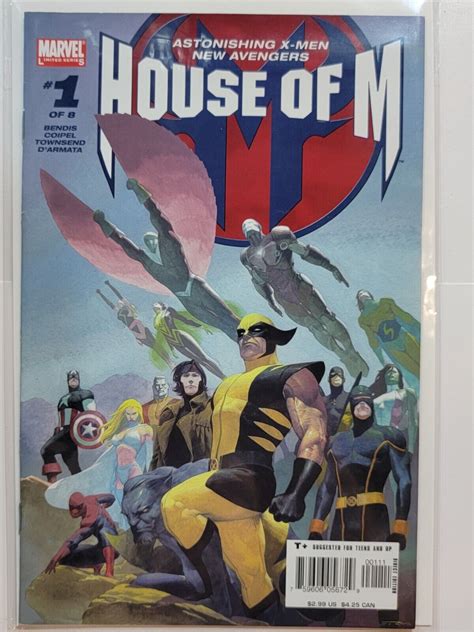 House Of M 1 Of 8 Comic Book 2005 Marvel Comic Books Modern