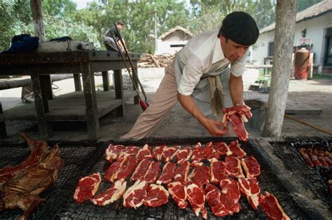 From old french argentin (silvery), from latin argentum (silver). Argentine Food: A Typical Argentine Asado - Ideas Turísticas