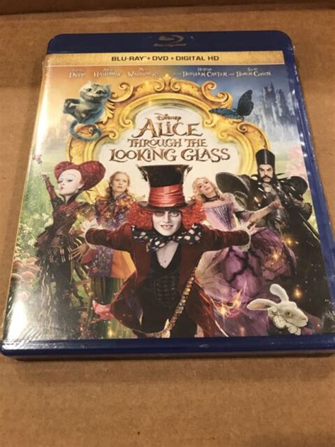 Alice Through The Looking Glass Blu Raydvd 2016 2 Disc Set