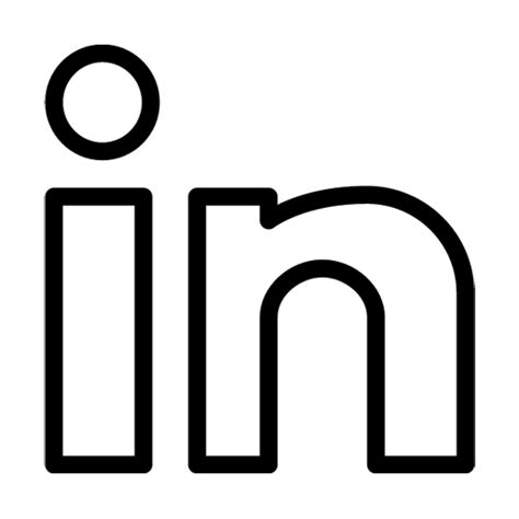 Linkedin 2 Icon Line Iconset Iconsmind
