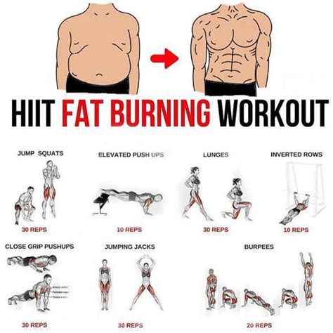 Best Fat Burning Exercises At Home With No Equipment Cardio Workout Routine