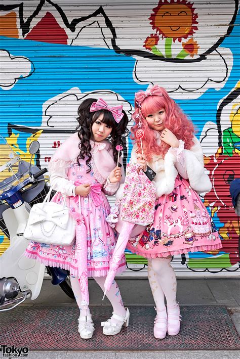Sweet Lolita Harajuku Two Japanese Sweet Lolitas Wearing Flickr