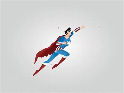 Superman Every Fly Animation Dribbble Motion Dad