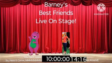 Barneys Best Friends Live On Stage Kiss Goodbye Scenes Rare Find