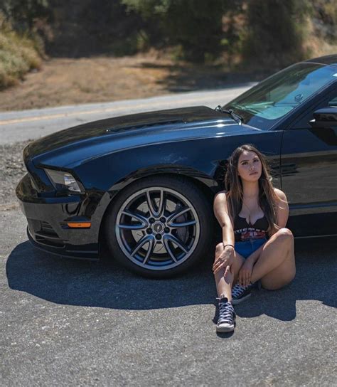 Pin By Ray Wilkins On Mustangs Mustang Girl Car Girls Muscle Cars