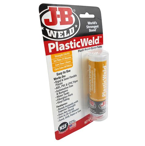 Jb Weld Plasticweld Plastic Repair Epoxy Putty Stick 8237 J B Weld