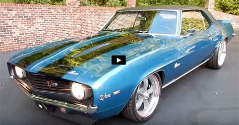 Gorgeous 1969 Chevy Camaro Z28 In Lemans Blue Hot Cars