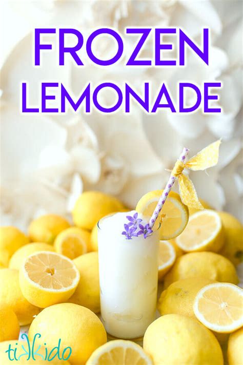 Delicious Frozen Lemonade Recipe