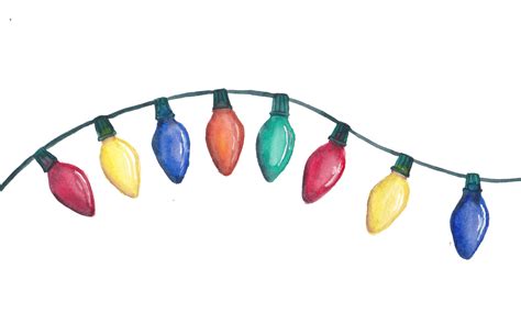Christmas Lights Clipart Png Png Image Collection