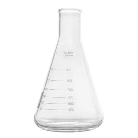 Lab Glass 1000ml Conical Glass Flask Chemical Laboratory At Rs 120 In