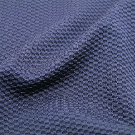 Thick Heavy Polyester Waffle Jacquard Mesh Fabric Eysan Fabrics