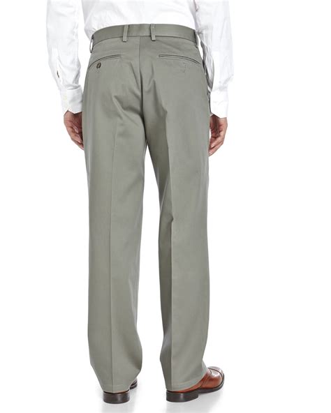 Dockers Signature Khaki Classic Fit Pants In Brown For Men Lyst