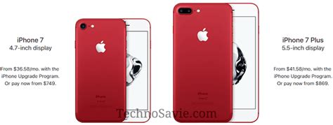 Apple Iphone 7 Red Launched In Brand New Colour Specifications