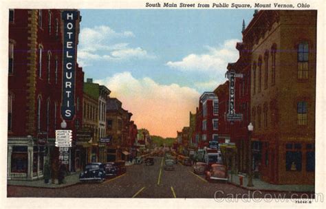 South Main Street From Public Square Mount Vernon Oh