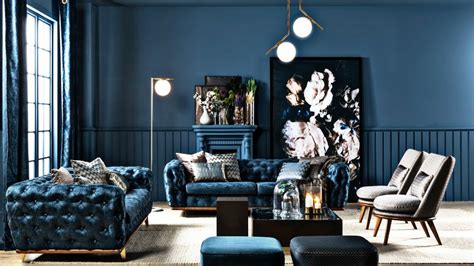 Interior Design Blue Sofa 50 Shades Of Blue In A