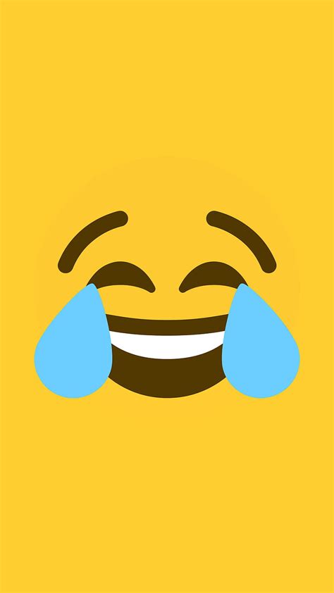 Laughing Emoji Laughing Emoji Lol Minimal Yellow Hd Phone