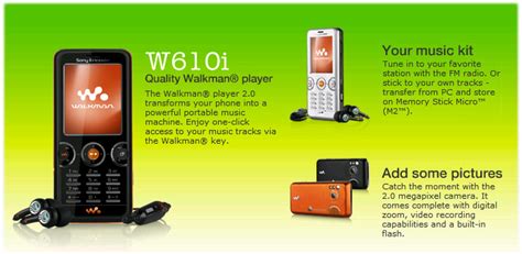 Buy Sony Ericsson W610i Sim Free