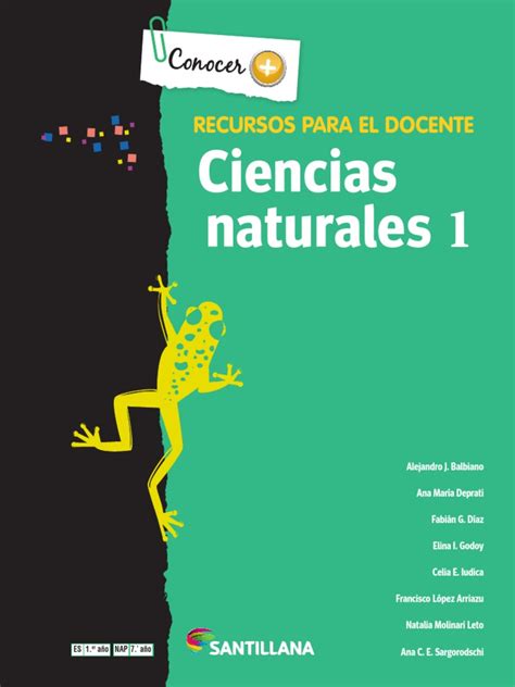 Ciencias Naturales 1 Guia Docente Santillana