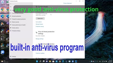 Windows Built In Anti Virus And Anti Malware Programs Youtube