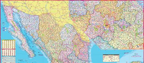 Mapa Mural República Mexicana 90 X 125 Cm Mapas Independencia