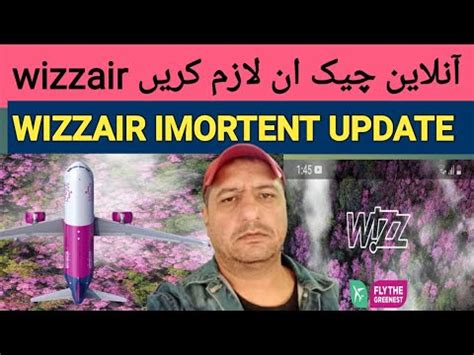 Wizzair Update Online Check In Wizzair Check In Wizzair Youtube