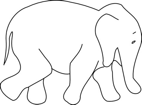 Animal Outline Drawings | elephant animal outline clip art | Animal outline, Outline pictures ...